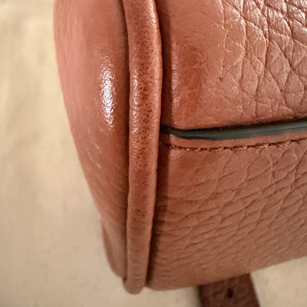Mulberry Braided-Handle Mini Satchel in Chestnut - Picture 11 of 16